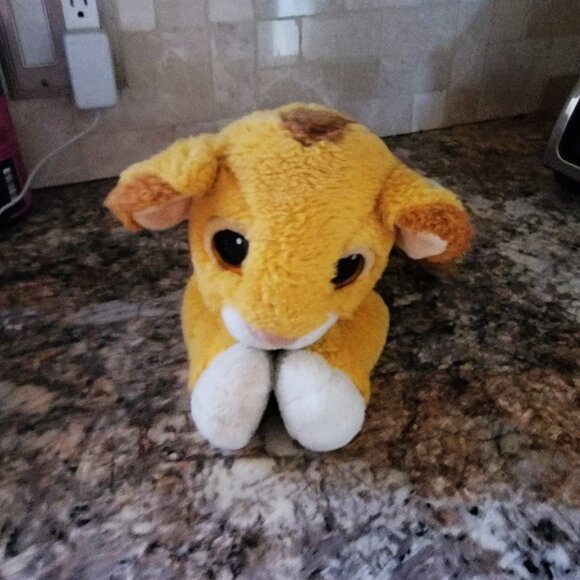 Vintage Disney's The Lion King Floppy Baby Simba Plush Toy-1993 - Picture 2 of 5